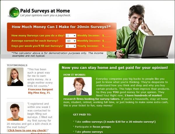 Is Paid Surveys At Home a scam or legit? Read my review.