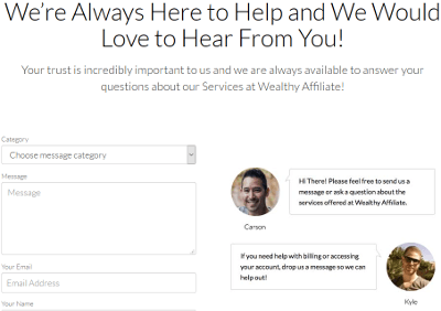 contact us we are here to help - Kyle and Carson