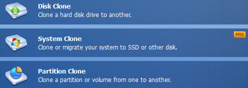 clone your disk system or partition